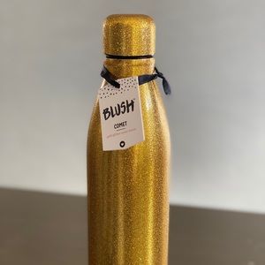 Glam glitter gold water bottle